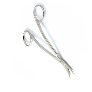 Ciseaux médicaux industriels personnalisables de 5 pouces en acier inoxydable pour le bricolage finition Dall à double courbure pour la salle de chirurgie hospitalière OEM - Product Image 4