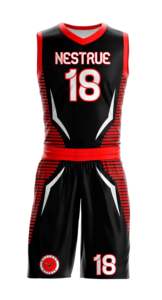 Ensemble de shorts de basket-ball imprimés, uniforme personnalisé par sublimation, respirant, séchage rapide, durable, antidérapant, vêtements de sport 100% polyester - Product Image 2