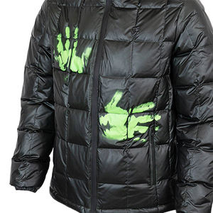 เสื้อแจ็คเก็ตพัฟเฟอร์ผู้ชายสำหรับฤดูหนาว กันลม อุ่น ทนทานต่อความร้อน มีฮู้ด ซิปเต็มตัว แขนยาว เคลือบหนา เหมาะสำหรับกิจกรรมกลางแจ้ง - Product Image 4