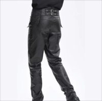 Pantalones Cargo de Mezclilla Negros Transpirables de Cintura Media para Hombre, Estilo Gótico, Punk, con Cadena, Ecológicos, Casuales, para Fiesta, Hip Hop, Streetwear, Edgy