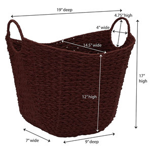 Panier de rangement de pommes de terre en saule, trémie de stockage de pommes de terre, d'oignon et d'ail, boîte de rangement de cuisine, panier en saule de Camping Oem, Offre Spéciale - Product Image 6