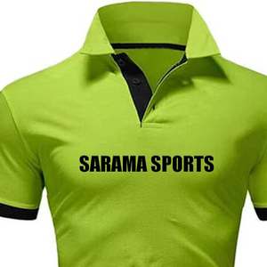 Polo de talla grande para hombre, camisa de punto transpirable corta informal de estilo sólido con logotipo bordado e impreso personalizado de algodón 100% - Product Image 2