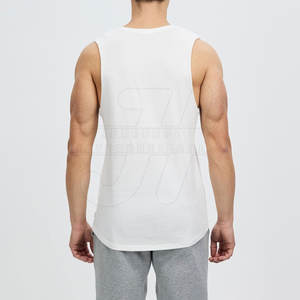 Camiseta sin mangas transpirable informal para hombre, tejido de punto ligero, camisetas de venta para adultos a un precio económico - Product Image 3