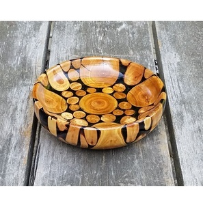 Vente en gros de saladiers en bois de résine de qualité supérieure faits à la main Fruits secs et soupe vaisselle modèle de figurine de style alimentaire - Product Image 1