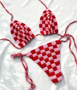 Conjunto de Bikini bohemio Resortwear fuera del hombro/conjuntos de Bikini/bikini Boho - Product Image 1