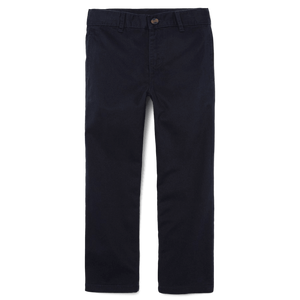 Uniformes scolaires pantalons chino droits extensibles bleus pour garçons - Product Image 2