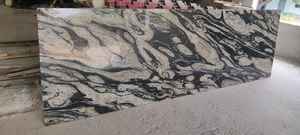 Losa de mármol blanco Panda indio Acabado pulido Impermeable para uso en interiores Garantía de 1 año para cocina Pasillo Villa Efecto flameado - Product Image 4