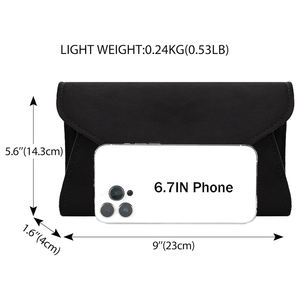 กระเป๋าคลัทช์แบบตะวันออก/ตะวันตกสุดชิคแบบเรียบง่าย - Product Image 2