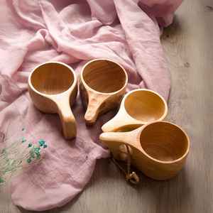 Taza Kuksa de madera hecha a mano personalizada para regalos personales y uso al aire libre - Product Image 4