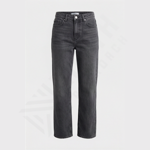 Pantalons en jean pour hommes à impression personnalisée, coton de haute qualité, lavage clair, jeans amples, grande taille pour hommes, fournisseur en gros, OEM - Product Image 1