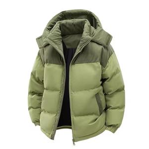 Tallas grandes de fábrica al por mayor de moda Casual cómodo abrigo de los hombres Puffer Fluffy Bubble Jacket - Product Image 4