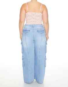 กางเกงยีนส์ทรงแบ็กกี้เอวกลาง ทรงปกติ ผ้าทนทาน น้ำหนักปานกลาง สวมใส่สบาย เหมาะสำหรับใส่ในชีวิตประจำวัน - Product Image 5