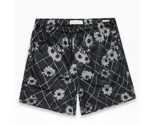 Pantalones cortos deportivos de verano personalizados de alta calidad de malla transpirable de talla grande de doble capa con hermoso estilo informal con estampado de flores - Product Image 6