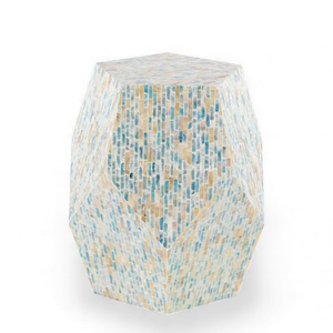 Taburetes de Nácar Hechos a Mano de Lujo, Muebles con Incrustaciones de Concha para Decoración de Interiores - Product Image 2