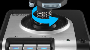 <strong>Logitech</strong> X52 <strong>Flight</strong> Control Game Throttle with Joystick Handle Gaming Controller Professional - Product Image 5