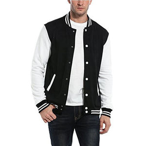 Custom Logo <b>Men's</b> <b>Thin</b> Winter Varsity <b>Jacket</b> Wool Fabric Stand Collar Hooded Style Varsity <b>Jacket</b> for <b>Mens</b> OEM Service - Product Image 5