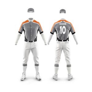 100% Polyester Imprimé Rayé Baseball Jersey Personnalisé Couleur Baseball Uniforme Ensembles Personnalisé Hommes Logo À Séchage Rapide Anti-Bactérien - Product Image 3