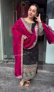 Salwar Kameez Tenue de soirée pakistanaise Costumes pour femmes Salwar Kameez Collection indienne pakistanaise - Product Image 6