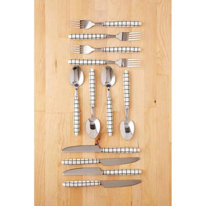 ชุดมีดส้อมและช้อนแฟนซีพร้อมที่จับกิ่งไม้ทำจากสแตนเลสหลากสีสำหรับร้านอาหารและห้องรับประทานอาหาร - Product Image 4