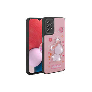 Coque en silicone gaufrée JoieCreatif Amas Edition rose phosphorescente pour Samsung Galaxy A23 7 Plus 14 Plus 13 Pro Max Plus - Product Image 1
