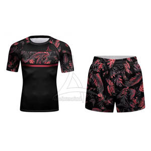 Customized Your Own Logo Casual <b>Men</b> <b>Compression</b> <b>Shorts</b> Set Quick Dry High Quality Elastic Waist - Product Image 3