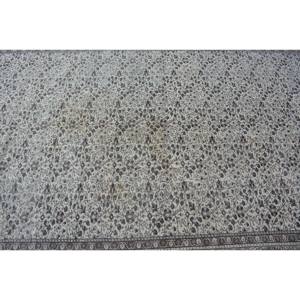 พรมตุรกีโบราณพื้นที่ขนาดใหญ่6.4 x 9.7ft สีน้ำตาลคลาสสิกวัสดุผ้าขนสัตว์สีเบจยางสี่เหลี่ยมเย็บปะติดปะต่อกันสำหรับห้องนอนห้องโถงพรม - Product Image 5