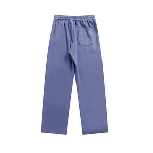 Pantalones Largos de Felpa Francesa para Hombre, Unisex, Invierno 2026, Estilo Vintage Lavado, Pierna Ancha, Novedad, Pantalones Deportivos de Calle - Product Image 4