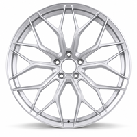 Jantes monobloc en alliage d'aluminium forgé personnalisées de 20 à 24 pouces, alésage central 71,6 pour 911 718 GT3 Turbo, pour dépanneuse à cinq roues