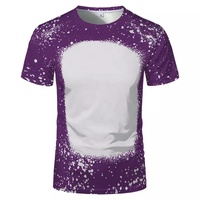Camisetas de Manga Corta para Hombre, de la Mejor Calidad, Mezcla de Algodón/Poliéster, Impresión Digital, Transpirables, Estilo Urbano, Sublimadas, Color Sólido