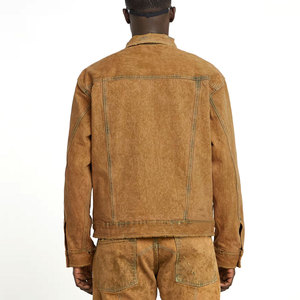 Cantidad al por mayor Alta demanda Color personalizado Hombres Chaquetas de mezclilla/Logotipo de bordado personalizado Hombres Chaquetas de mezclilla - Product Image 2