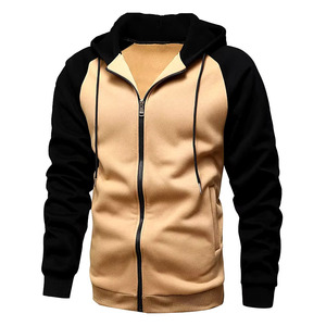 Sudadera con Capucha y Cremallera, Estampado Puff, 100% Algodón Grueso, Talla Grande, Entrega Rápida, Otoño, Ecológica, Moda Masculina - Product Image 2