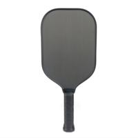 Raquette de pickleball professionnelle personnalisable avec logo, en fibre de carbone brute, légère, durable, équipement sportif OEM, noyau de 18 mm