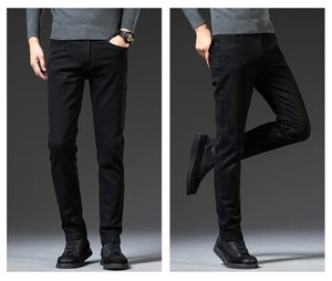 กางเกงยีนส์ผู้ชายผ้ายีนส์ขายาวสไตล์ฮิปฮอป - Product Image 3