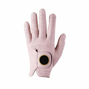 Gants de golf pour droitiers en gros, respirants, confortables, en peau de mouton rose, imperméables, protection UV, antidérapants, de haute qualité, tendance - Product Image 4