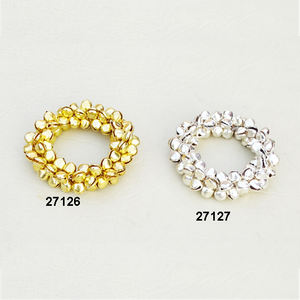 Rond de serviette Starburst en métal pour les dîners de mariage, la salle à manger, les réunions de famille et les occasions spéciales - Product Image 4