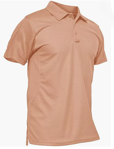 Malla de algodón transpirable Sensación suave Ajuste clásico Cuello de polo acanalado Tapeta de tres botones Piqué Algodón Poloshirts Camiseta de golf - Product Image 6