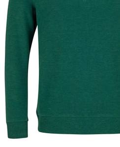 Sudadera informal atlética de manga larga con media cremallera de lana para hombre, Jersey cálido con logotipo personalizado de algodón 100%, ropa de calle transpirable de invierno - Product Image 3