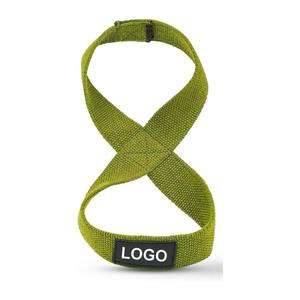 Sangles de musculation en forme de 8 pour la musculation, sangles de musculation robustes pour la musculation, sangles de musculation pour soulever des poids lourds, accepter le logo personnalisé OEM ODM - Product Image 5