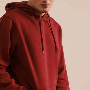 Top haut de gamme hommes pull lourd coton polaire 100% coton mélangé solide haut cordes de tirage pour l'hiver 2026 - Product Image 6