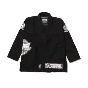ชุดยิวยิตสู BJJ Gi รุ่นใหม่มาแรง ขายดี 450 GSM Shoyorol รับสกรีนโลโก้ สีดำ คุณภาพสูง ชุดยิวยิตสูบราซิล คิโมโน ยิวยิตสู - Product Image 1