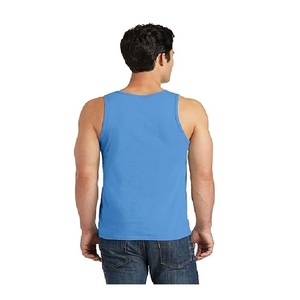 Meilleur prix débardeur d'été décontracté pour hommes 100% coton confortable maillot simple sans manches couleur unie pour la course à pied de gymnastique-conçu - Product Image 5