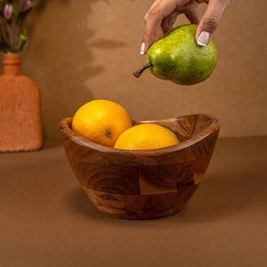 ชามเสิร์ฟทำจากไม้อะคาเซียชามเสิร์ฟทำจากไม้เป้าหมายที่บ้าน & สวนเครื่องครัว & บนโต๊ะชามอาหารเย็นโดยงานฝีมือ - Product Image 1