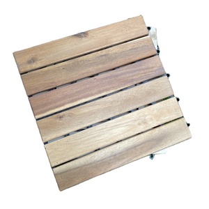 Baldosas de Madera de Acacia de Vietnam, Antideslizantes, Impermeables, Acabado Mate, Superficie Aceitada, Diseño Contemporáneo, Encaje Entrecruzado - Product Image 2