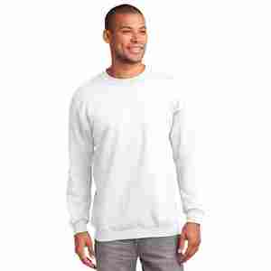 Sweat-shirt de luxe pour homme 100% coton, col rond, en molleton, impression sérigraphique, logo personnalisé, motif uni, pull d'hiver - Product Image 5