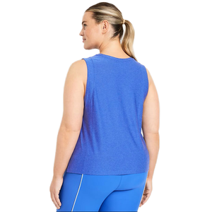 Camiseta sin mangas de tela de poliéster que absorbe el sudor para mujer, camiseta lisa atlética informal para mujer, ropa de gimnasio personalizada OEM para niñas - Product Image 4