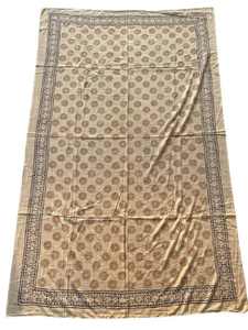 ชุดคลุมยาวพิมพ์ลาย bagru Dabu ทำมือลายดอกทานตะวัน - Product Image 3