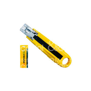 Cutter de sécurité ambidextre à rétraction automatique Modèle 338548 La lame se rétracte automatiquement à la fin de la coupe. - Product Image 1