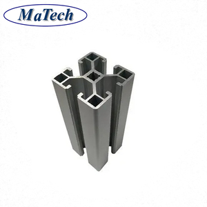 Profilé extrudé personnalisé 6061 6082 6063 <span class=keywords><strong>60x60</strong></span> Extrusion à rainure en T en aluminium à 3 fentes - Product Image 3