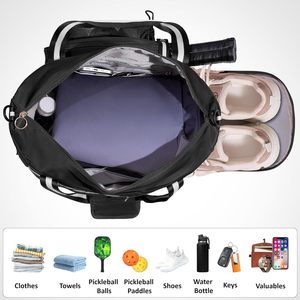 Bolsa de Pickleball con Compartimento para Zapatos, Capacidad de 30-40L, Unisex para Mujeres y Hombres, Fabricante OEM ODM, Origen Vietnam - Product Image 3