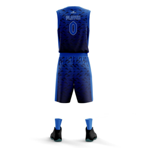 Uniforme de basket-ball de haute qualité, confortable, manches courtes, maillots et shorts de basket-ball réversibles, ensembles d'uniformes, service OEM ODM - Product Image 4
